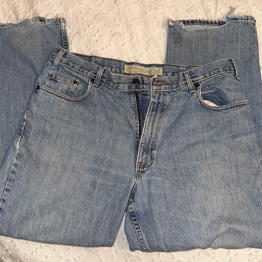 Light wash Abercrombie jeans